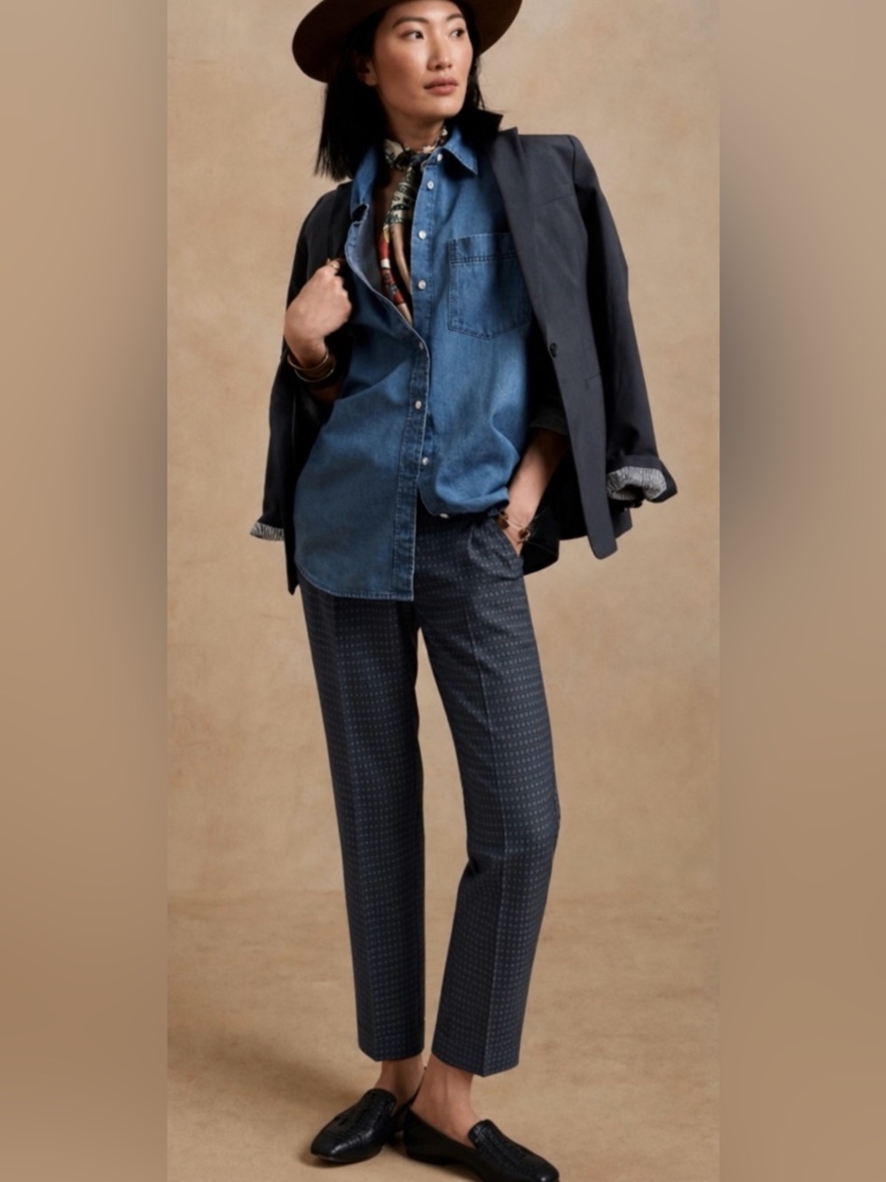 Banana Republic Jacquard Avery Pant